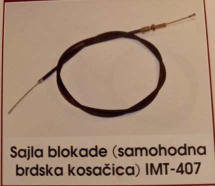 Sajla blokade, samohodna brdska kosacica IMT-407