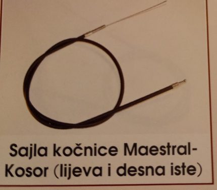Sajla kvacila Maestral Kosor (lijeva i desna iste)