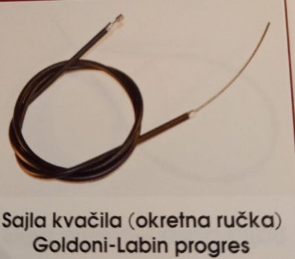 Sajla kvacila (okretna rucka) Goldoni, Labin progres